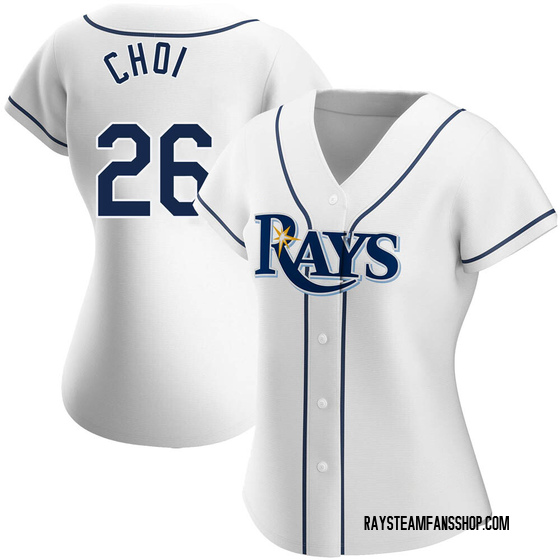 Women's Tampa Bay Rays Ji-Man Choi White Home Jersey - Replica
